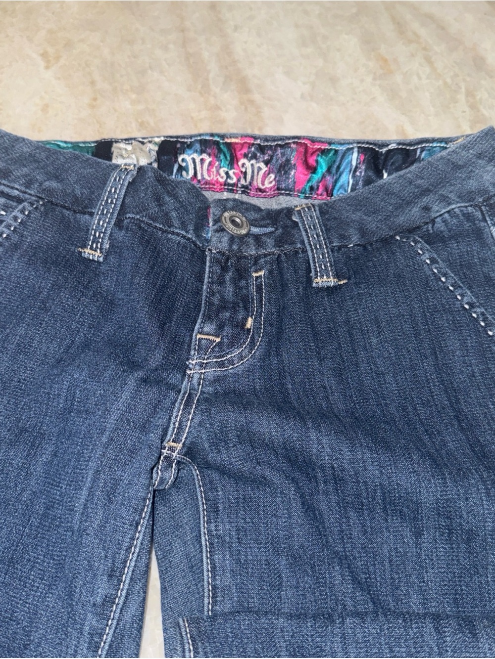 Miss Me Dark Wash Blue Flare Jeans